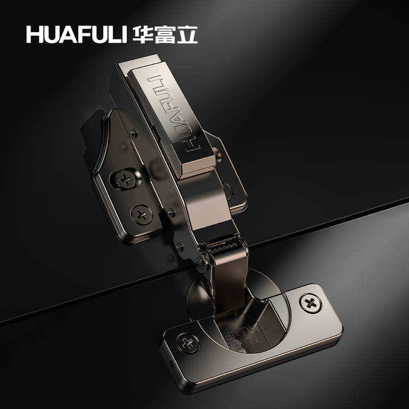 五金_H01二段力固装式无缓冲钛金铰链